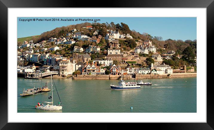 Kingswear From Dartmouth Framed Mounted Print by Peter F Hunt