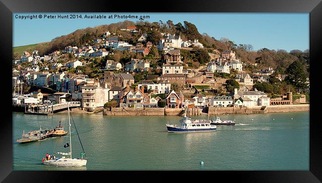 Kingswear From Dartmouth Framed Print by Peter F Hunt