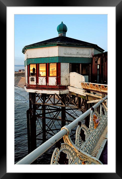 North Pier Blackpool Framed Mounted Print by Gary Kenyon