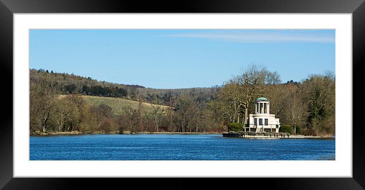 Temple Island, Henley on Thames Framed Mounted Print by Joyce Storey