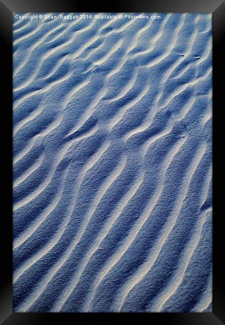 Desert Evening Designs Framed Print by Brian  Raggatt