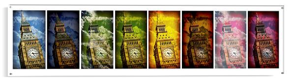 United Colours of Big Ben Acrylic by Stephen Stookey
