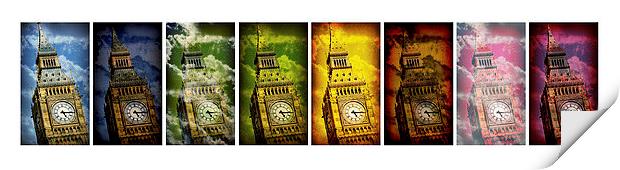 United Colours of Big Ben Print by Stephen Stookey