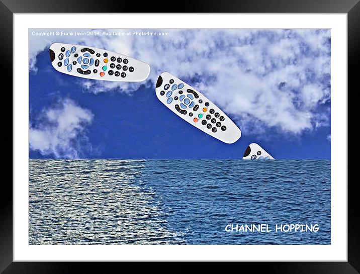 Fun with Channel hopping Framed Mounted Print by Frank Irwin