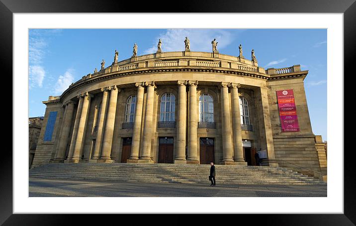 State Theater Stuttgart Germany Framed Mounted Print by Matthias Hauser