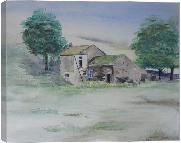The Abandoned House Canvas Print by Martin Howard