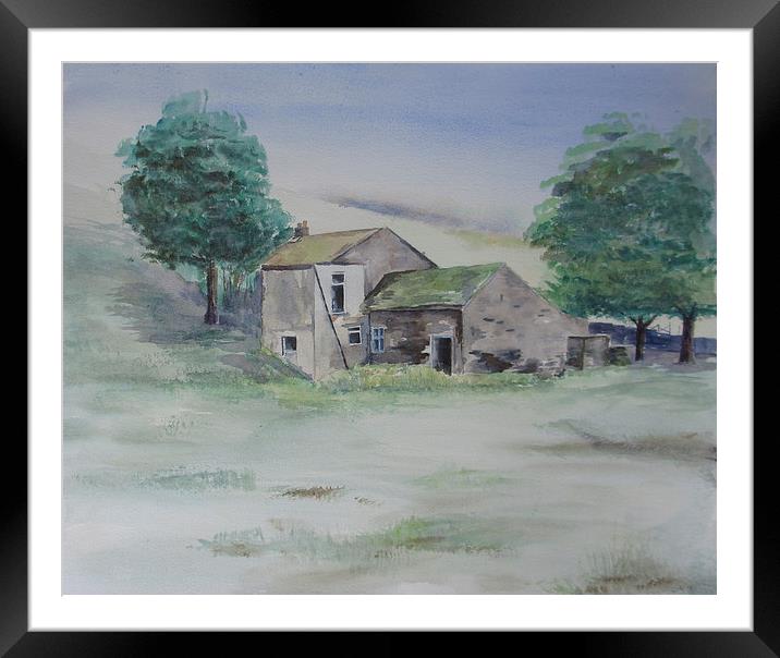 The Abandoned House Framed Mounted Print by Martin Howard