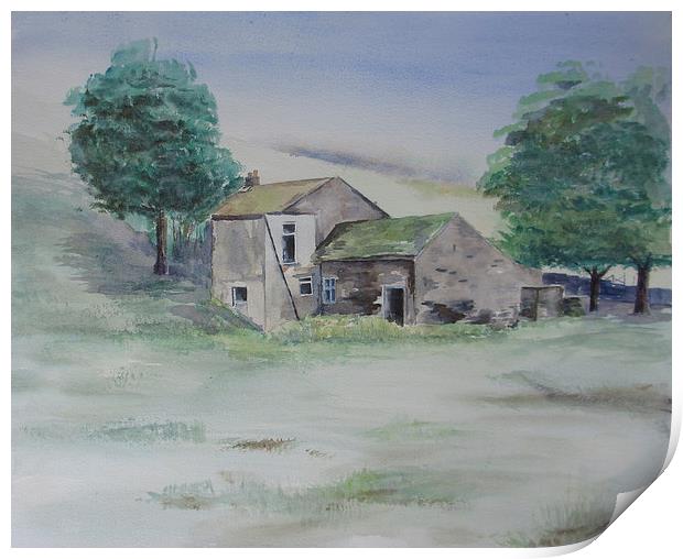 The Abandoned House Print by Martin Howard