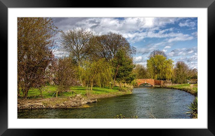 The river at Fordwich Framed Mounted Print by Thanet Photos