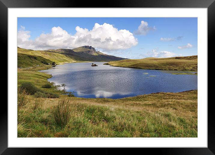 Loch Fada to Old Man Of Storr Framed Mounted Print by Bel Menpes