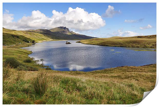 Loch Fada to Old Man Of Storr Print by Bel Menpes