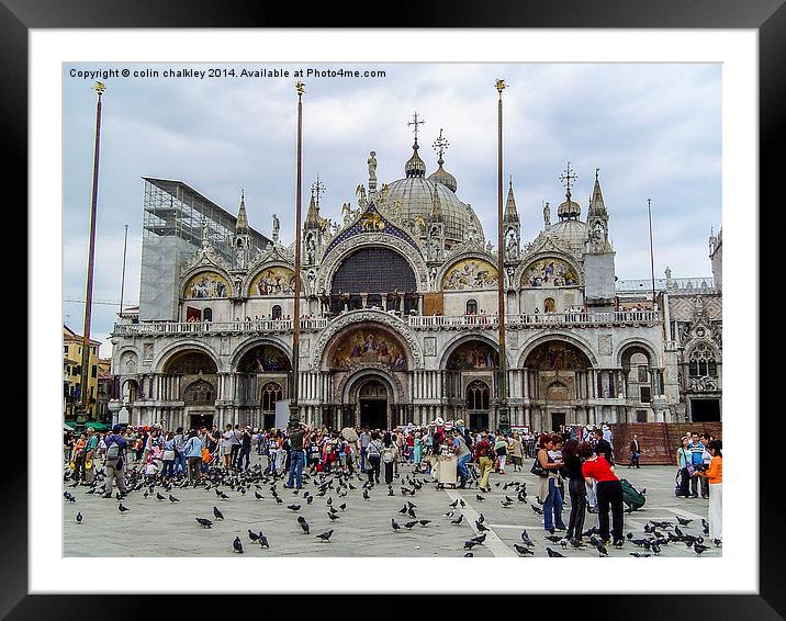 Basilica di San Marco Framed Mounted Print by colin chalkley