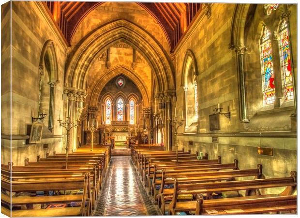 ST BARNABAS CHURCH Canvas Print by Clive Eariss