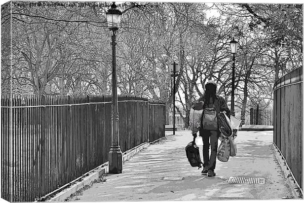 My world in my hands Canvas Print by David Atkinson