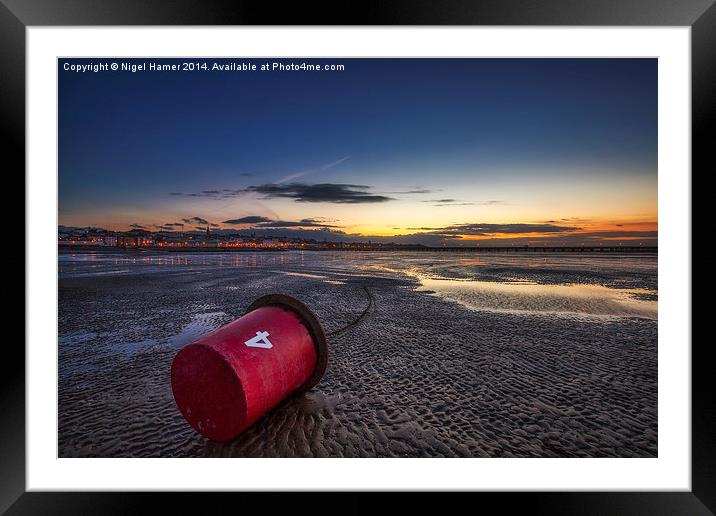 Red 4 Framed Mounted Print by Wight Landscapes