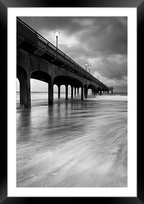 Boscombe Pier Framed Mounted Print by Chris Frost
