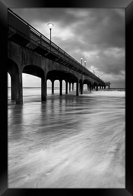 Boscombe Pier Framed Print by Chris Frost