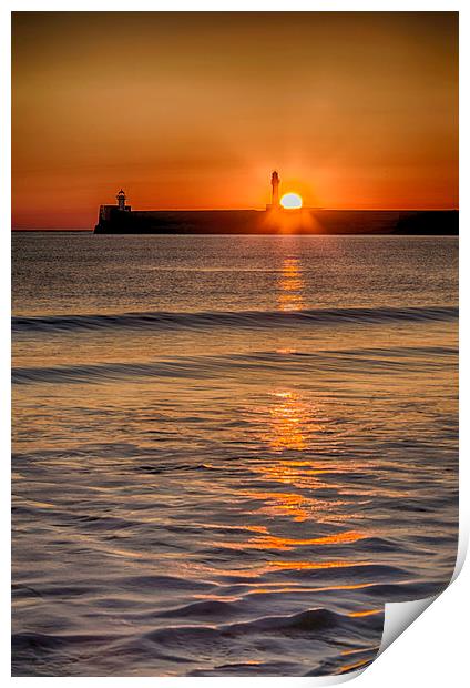 Aberdeen Sunrise Print by Mike Stephen