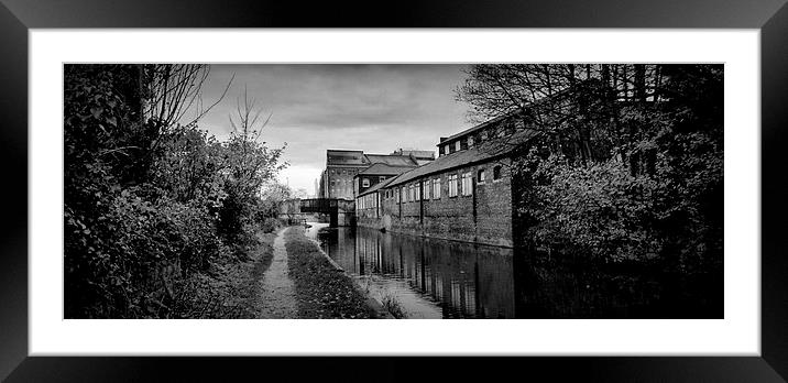 Down by the old canal Framed Mounted Print by Jon Fixter