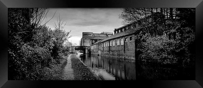 Down by the old canal Framed Print by Jon Fixter