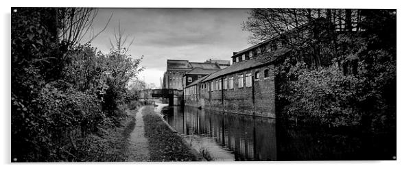 Down by the old canal Acrylic by Jon Fixter