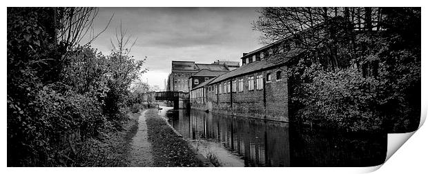 Down by the old canal Print by Jon Fixter