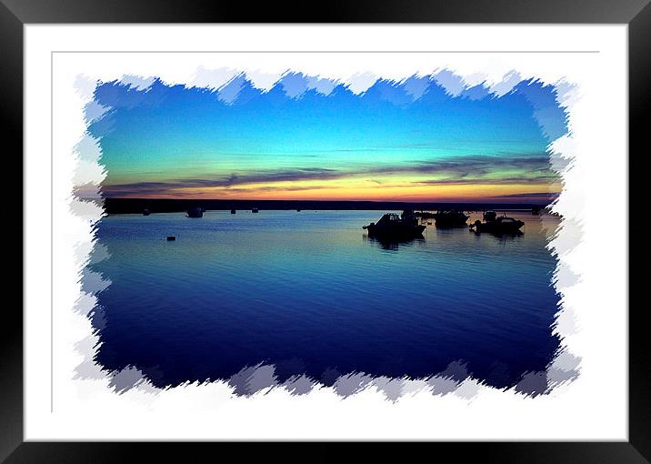 JST2984 sunset Framed Mounted Print by Jim Tampin