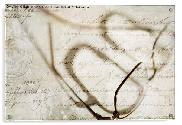 Vintage Effect Reading Glasses in Sunlight Acrylic by Natalie Kinnear