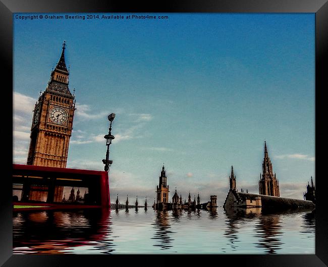 Hide Tide in the City Framed Print by Graham Beerling