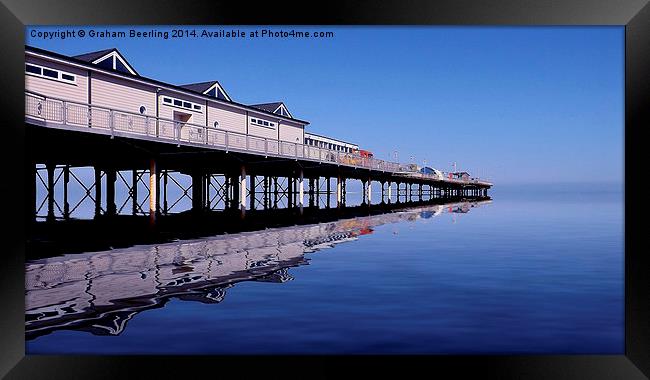 The Pier in Colour Framed Print by Graham Beerling