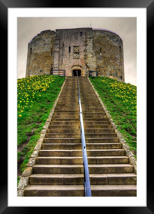 Steps to the Keep Framed Mounted Print by Tom Gomez