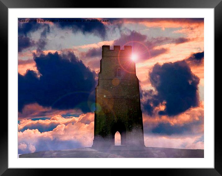Sunset at Solstice Framed Mounted Print by Susie Hawkins
