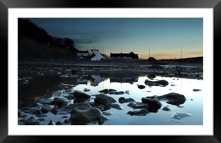 Cottage By The Sea Framed Mounted Print by Gary Lewis