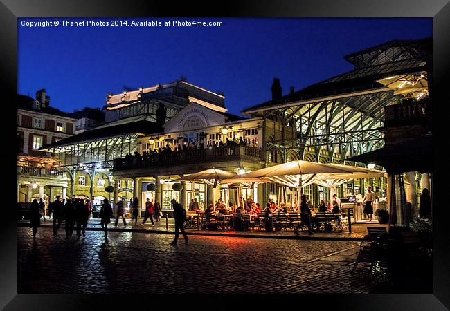 Covent garden at night Framed Print by Thanet Photos