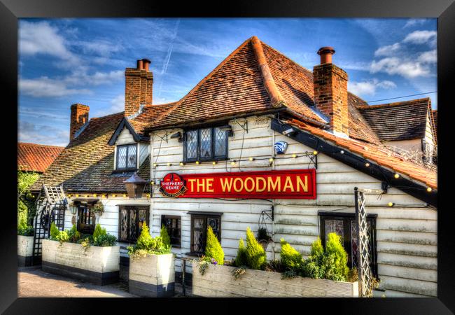 The Woodman Pub Framed Print by David Pyatt