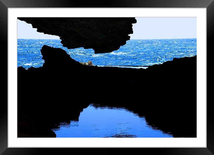 North point Barbados Framed Mounted Print by steve akerman
