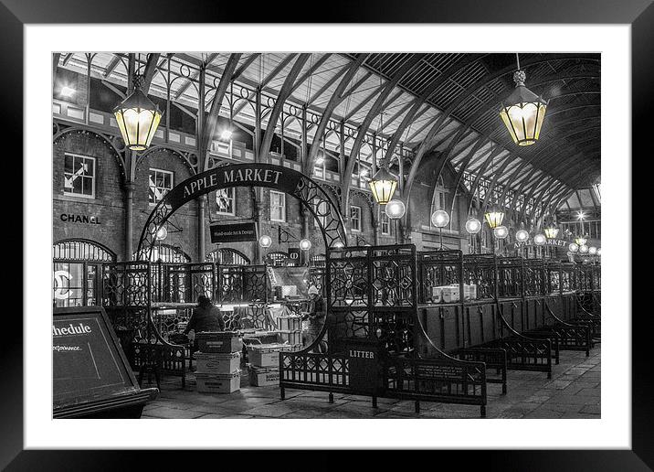Covent Garden, Apple Market Framed Mounted Print by Thanet Photos