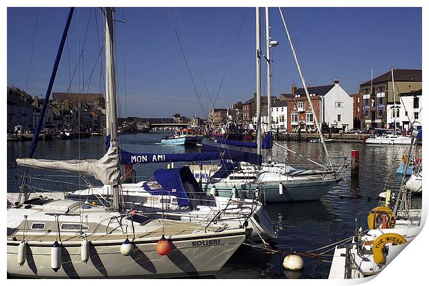 JST2978 The outer harbour Print by Jim Tampin