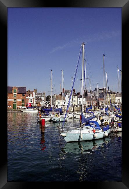 JST2979 Yachts at rest Framed Print by Jim Tampin