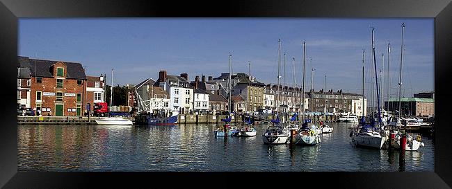 JST2980 Weymouth outer harbour Framed Print by Jim Tampin