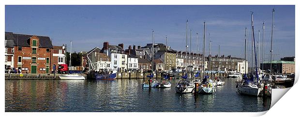 JST2980 Weymouth outer harbour Print by Jim Tampin