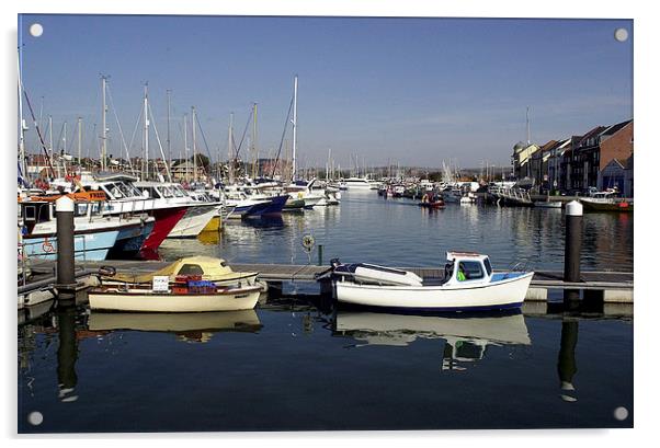 JST2981 The Inner Harbour Acrylic by Jim Tampin