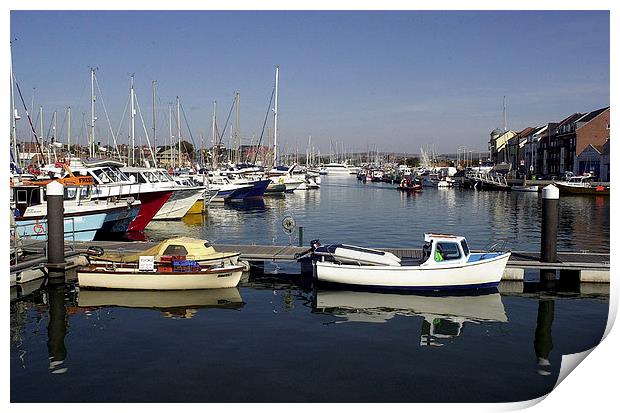 JST2981 The Inner Harbour Print by Jim Tampin