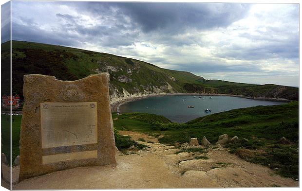 JST2998 Lulworth Cove Canvas Print by Jim Tampin