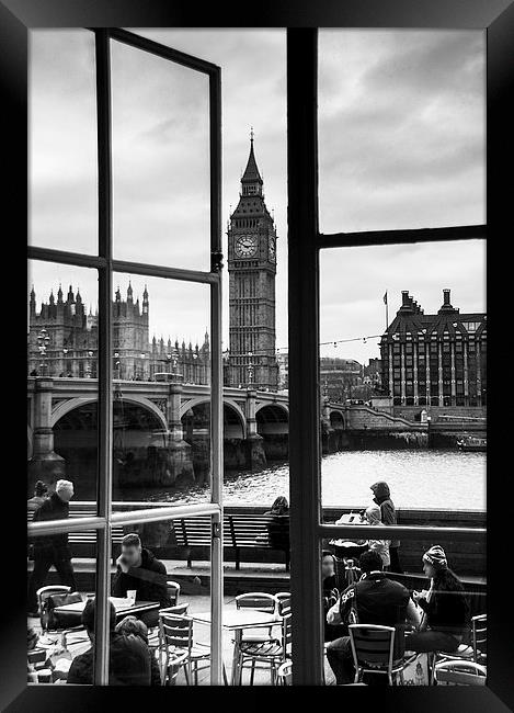 Big Ben from the window Framed Print by Keith Thorburn EFIAP/b