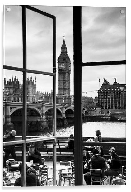 Big Ben from the window Acrylic by Keith Thorburn EFIAP/b