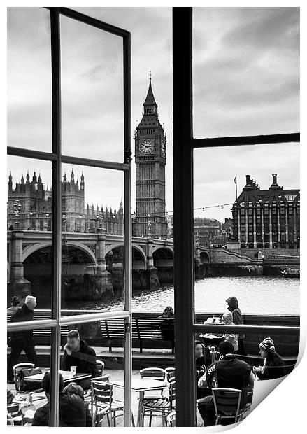 Big Ben from the window Print by Keith Thorburn EFIAP/b