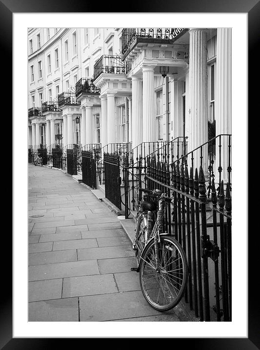Royal Crescent London Framed Mounted Print by Keith Thorburn EFIAP/b