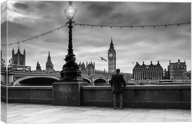 My View of Westminster Canvas Print by Keith Thorburn EFIAP/b
