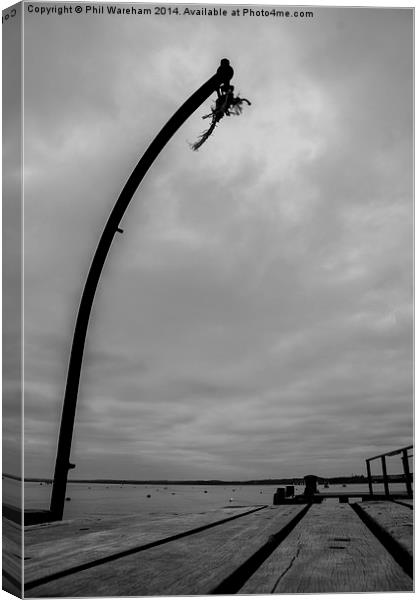 From the jetty Canvas Print by Phil Wareham